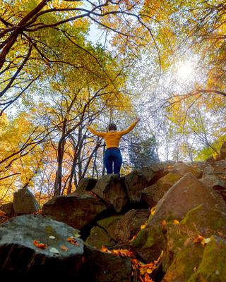 Saint Gerorge Hill in Hungary-stock-foto