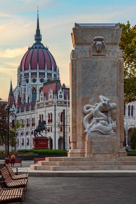 Hungarian Parliament Building in Budapest-stock-photo