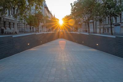 Memorial of Togetherness Budapest Hungary-stock-photo