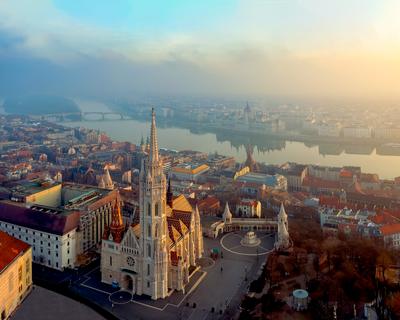 Europe Hungary Budapest Matthias chrurch Fishemrans bastion-stock-foto