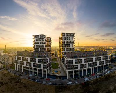 Metrodome estate in Ujpest Budapest Hungary-stock-foto