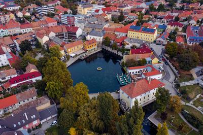 Tapolca mill pont in Hungary near by lake Balaton.-stock-foto