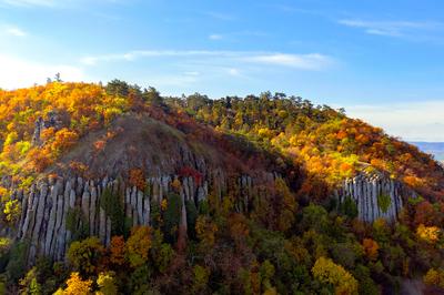 Saint Gerorge Hill in Hungary-stock-foto