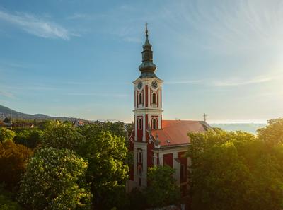 Belgrade serbian churc Szentendre Hungary-stock-foto