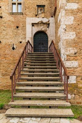 Fort os Simontornya Hungary-stock-foto