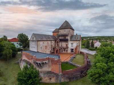 Fort os Simontornya Hungary-stock-foto