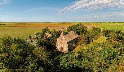 Saint Stephen chapel in Nagykopancs Hungary-stock-photo