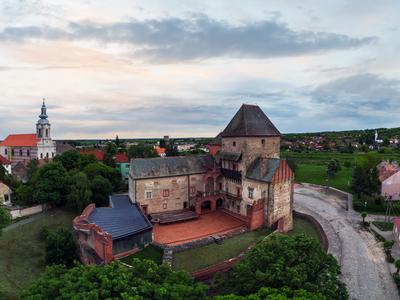 Fort os Simontornya Hungary-stock-photo