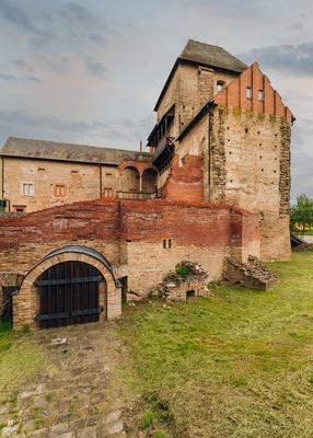 Fort os Simontornya Hungary-stock-foto