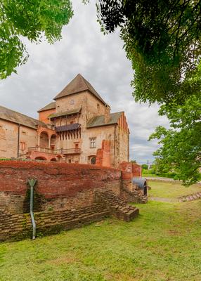 Fort os Simontornya Hungary-stock-photo