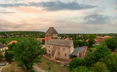Fort os Simontornya Hungary-stock-foto