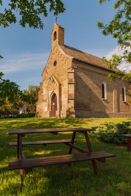 Saint Stephen chapel in Nagykopancs Hungary-stock-photo