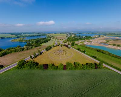 Memorial park for Battle of Muhi-stock-photo