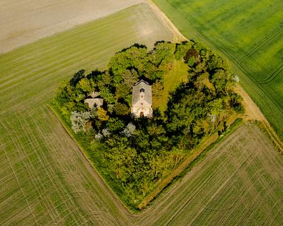 Saint Stephen chapel in Nagykopancs Hungary-stock-foto