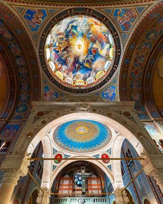 Szeged city dome in Hungary-stock-foto