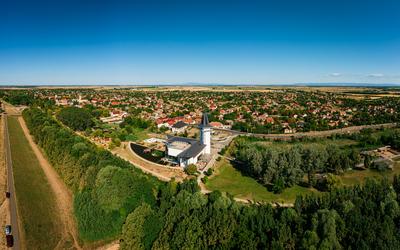 Turistical eco center of lake Tisza in Poroszlo city Hungary.-stock-photo