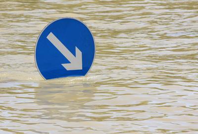 flooded river-stock-photo