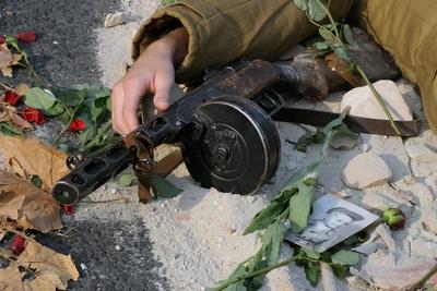 fallen soldier_1-stock-foto