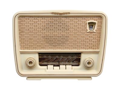 vintage radio-stock-foto