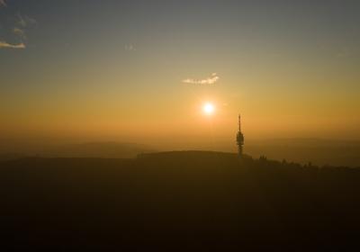 TV torony, Zalaegerszeg-stock-foto