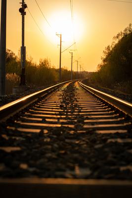 sín a naplementében-stock-foto