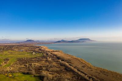 balatoni vízpart-stock-foto