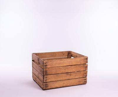 wooden crate isolated on white background-stock-foto