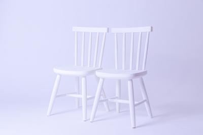 white wood chairs with white background-stock-foto