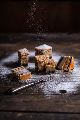 Flódni sütemény-stock-foto