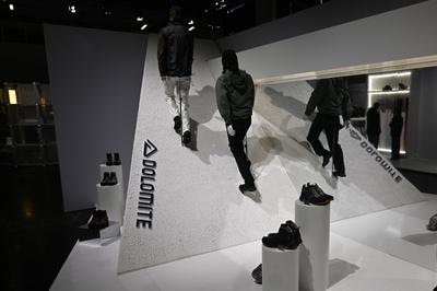 RECORD DATE NOT STATED  Die ISPO, Internationale Fachmesse und weltgr?sste j?hrliche Multi-Segment-Messe f?r Sportartike-stock-foto