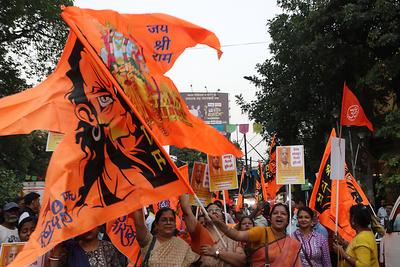 INDIA-PROTEST-to stop the atrocities against Bangladesh's Hindu minority community-stock-photo