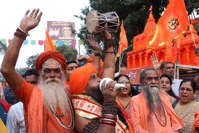 INDIA-PROTEST-to stop the atrocities against Bangladesh's Hindu minority community-stock-photo