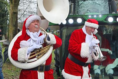 Traditionelle Landung des Nikolaus in Essen Am Nikolaustag, den 6. Dezember 2024 hatte die traditionelle Landung des Nik-stock-photo