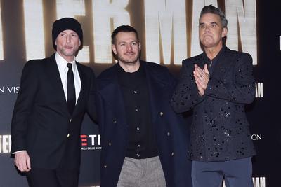 Movie Better Man red carpet-stock-photo