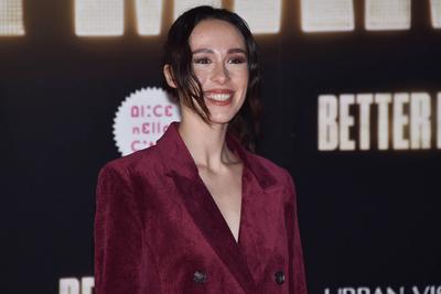 Movie Better Man red carpet-stock-photo