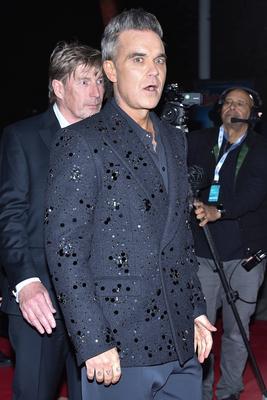 Movie Better Man red carpet-stock-photo