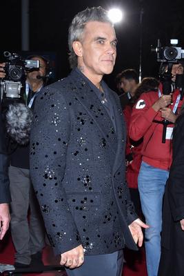 Movie Better Man red carpet-stock-photo