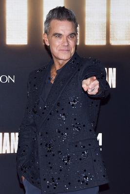 Movie Better Man red carpet-stock-photo