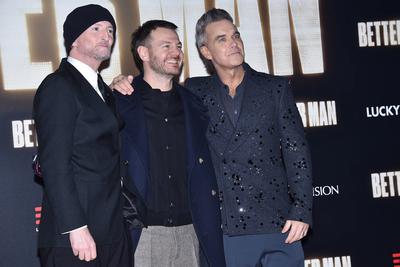 Movie Better Man red carpet-stock-photo