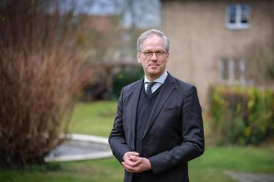 Pfarrer Karsten Wolkenhauer ist der neue Kirchenpraesident der Landeskirche Anhalts-stock-photo