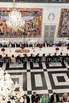 Egyptian President Abdel Fattah al-Sisi visits Denmark - Day 1-stock-foto