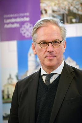Pfarrer Karsten Wolkenhauer ist der neue Kirchenpraesident der Landeskirche Anhalts-stock-photo