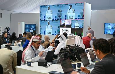 DOHA FORUM 2024-stock-photo