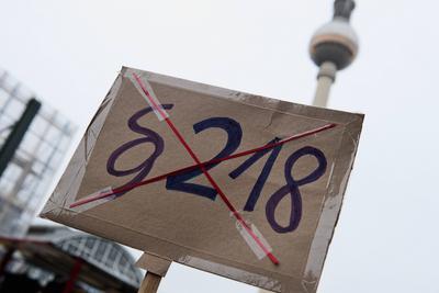 Demonstrationen fuer Legalisierung von Abtreibungen-stock-foto