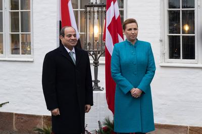 Egyptian President Abdel Fattah al-Sisi visits Denmark - Day 2-stock-photo