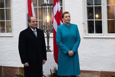 Egyptian President Abdel Fattah al-Sisi visits Denmark - Day 2-stock-photo