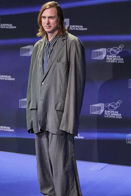 Aufnahme vom 7. Dezember 2024 Lars Eidinger kommt zu den European Film Awards 2024 im Kultur- und Kongresszentrum Luzern-stock-foto