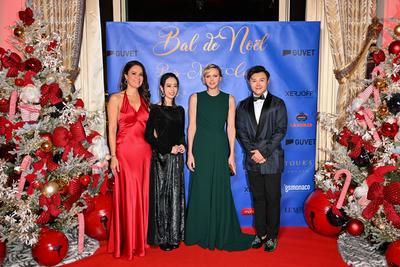 Bal de Noel a Monaco avec la princesse Charlene-stock-photo