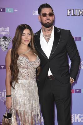 Leyla Lahouar,  Mike Heiter-stock-foto