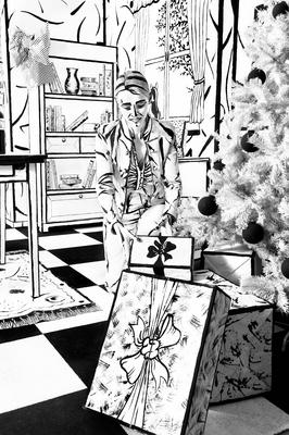 (Black and) White Christmas-stock-photo